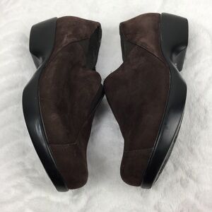 Dansko Suede Slip on Mary Jane shoes Brown Size 42/ US 11.5-12